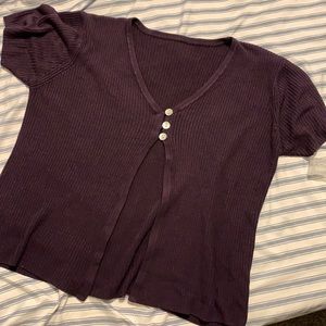 Purple float blouse